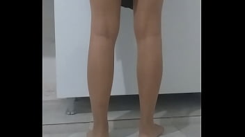 Preview 3 of Prone Creampie - Tesett&uuml_rl&uuml_ t&uuml_rk kadını bulaşık yıkarken etek altı ifşa