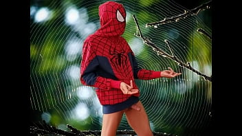 Preview 4 of Ai Kecik - Spiderman web cumming