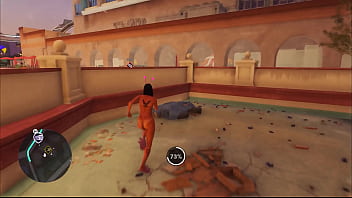 Preview 2 of Veri Gigant Dick - 18  Saints Row (2022) Cute Asian Girl Gameplay [Part 33] - Wait for the Train