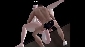 Preview 2 of Hot Randy - e-kitten gets pounded