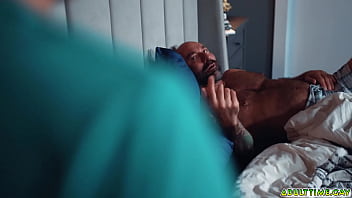 Preview 2 of Sit On Hands - Oops! OMG,  this scene is fucked up! Stepdaddy Drew Sebastian ends up breeding his stepson Carter DelRey instead of fucking his wife!