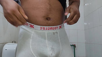 Preview 2 of Bdsm Anal Pr - Abdul jalil sexy //masturbation in bathroom