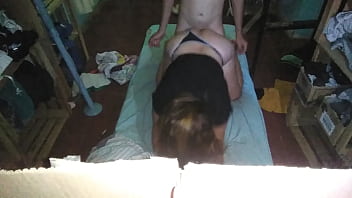 Preview 3 of Video Xxx Say - Le corri la tanga de lado y me la cogi de perrito entre los cajones