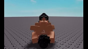 Preview 1 of Euro Teen Interracial - Fucking my bitch on roblox