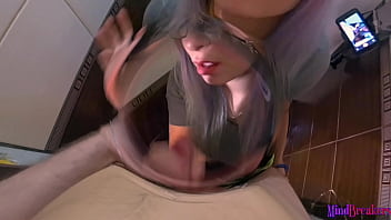Preview 4 of Sister Pisses On Brothers Face - My Dirty Holiday Fantasy To Fuck A Very Hot Sexy Step Sister In The Toilet