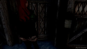 Preview 1 of Real Naced Yoga - Ysolda&#039_s Reward - Skyrim