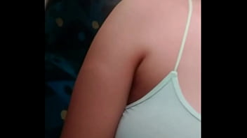 Preview 1 of Jina James Only - Hago que la zorrita de mi novia se saque las tetas en p&uacute_blico