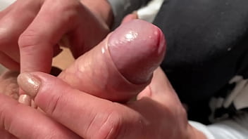 Preview 2 of Young Desi Pussy - Foreskin Play hard and HandJob with Post Cum Play