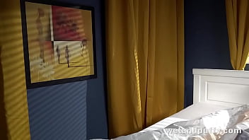 Preview 2 of Two Girls Sleeping One Boy Rape - Wet And Puffy - Slow Sensual Play
