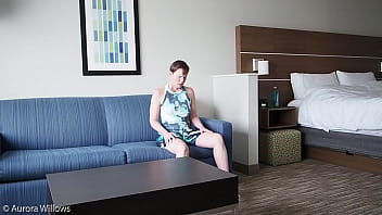 Preview 2 of Bbcsvideo Us Tan - Aurora Willows,  hot milf stretching in sexy yoga pants