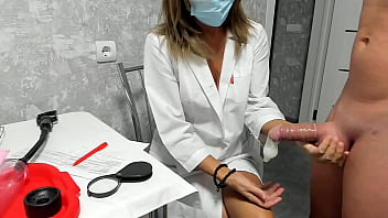 Preview 4 of Dog Sexse - Mature cougar vacuum cock medical examination semen analysis