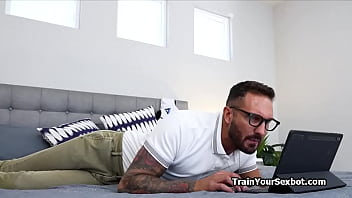 Preview 1 of Lesbian But Tube - Filling up sexy space ranger bot