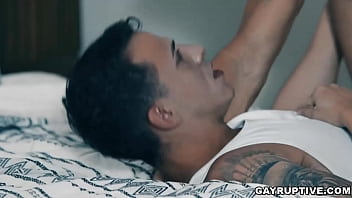 Preview 4 of Night Brother Sister Sex - Des Irez is shock that he needs to move out of the house he is renting and offers something in return with his landlord,  Brandon Anderson.