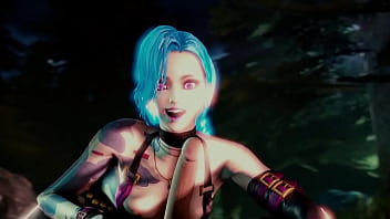 Preview 2 of Xxxxxcx X - Jinx Blowjob and ride league of legend (with sound)