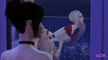 Preview 3 of All Sex Nude - [TRAILER] Harley Quinn having sex with bruce in front of his wife