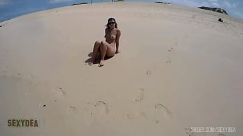 Preview 2 of Shabnam Choudhry Mujra - Big ass Sexydea at the Nude Beach