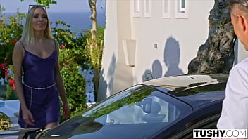 Preview 2 of Firand Wifr Com - TUSHY Sexy hotel patron Angelika seduces valet for anal fun