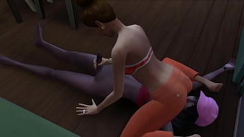 Preview 4 of Sex Show Sexy - Black Futa Gets Sucked Off By Her White Step Sister