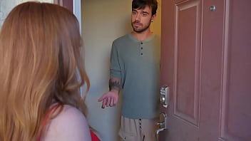Preview 1 of Gordita Arrecha 1 - Willow Catches Our Slut Neighbor Playing with my Dick and Shows Her How I Like it