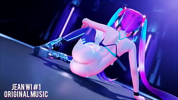 Preview 2 of Actrices De Peliculaa - MMD R-18&bull_Happy - original music jean wi #1(Re-Anime-Nation) ft. Ratzy edition present by jean wi #1
