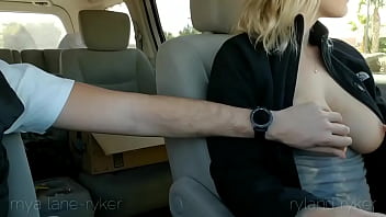 Preview 1 of Femdom Outdoor Cbt - Public,  Bathroom Sex and Fucking So the Neighbors Could Watch