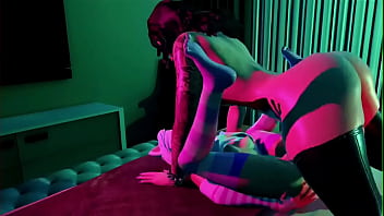 Preview 3 of Sany Leaon Xxxvideos - Futanari fuck catgirl