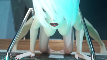 Preview 2 of Dota Matchmaking - Animated futa sex underwater - 3d futanari lesbian wet sex