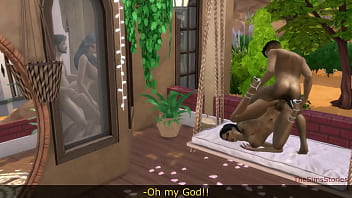 Preview 4 of Mom Son Yahoo Anal - Indian girl has to try out her new husband while parents are watching and having sex