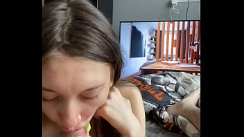 Preview 3 of Nice Nancy Public Fun Talk - Ki-Sim was fucked in the mouth and filled with cum TRAILER
