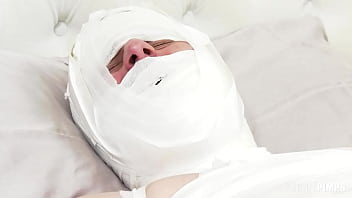 Preview 1 of Mian Khalifa Three Somes - Big Tits Brunette Rocky Emerson Cucks Injured Husband with Danny Mountain