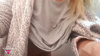 Preview 2 of Medical On Sofa - nippleringlover kinky mother pissing on public toilet in airplane flashing pierced pussy and extreme pierced nipples