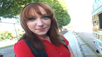 Preview 1 of Jemna Lovely - Sweet Marie with natural tits,  blowjob and fucking slut
