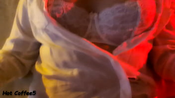 Preview 2 of Xhamster Premium Videos - He cum on my new panties and then put dick in my tight pussy. Hot Coffee Devil Valentines Day fuck