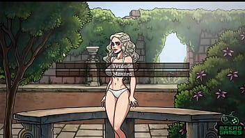 Preview 3 of Oily Jepun - Game of Whores ep 13 Primeira Sexo com Daenerys e Roubei sua Calcinha