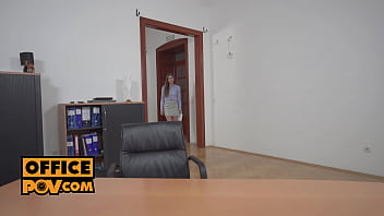 Preview 1 of Amateur Naked Public Hd4 - POV - Office anal sex session with immigrant Sarah Sultry
