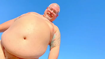 Preview 3 of Live Old Man Sex - Giant FAT MAN STOMPS OVER YOU