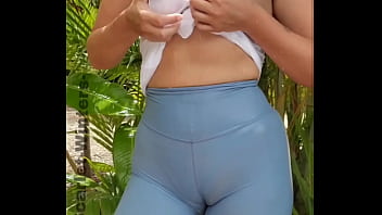 Preview 4 of Sanelean Xnxx Videos - Hot teacher shows off in over 20 pairs of leggings. huge yoga pants haul collection