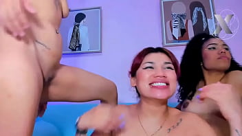 Preview 4 of Lesbian Forced Strapon - Horny lesbians do everything to turn their friend straight