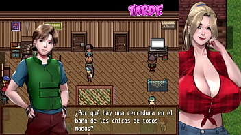 Preview 2 of Milena James - ATRAPADO EN UN CAMPAMENTO SEXUAL CON HERMOSAS CHICAS TETOTAS | Zombie&#039_s Retreat En Espa&ntilde_ol | CAPITULO 1