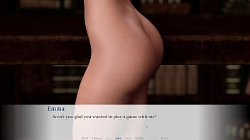Preview 4 of Xxx Vidos Donlod - Let&#039_s Play: Emma in the library