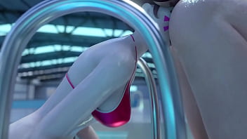 Preview 3 of Mom Com Me - 3D animated futa sex in pool,  where lustful girl sucking dickgirl&#039_s cock and fucking
