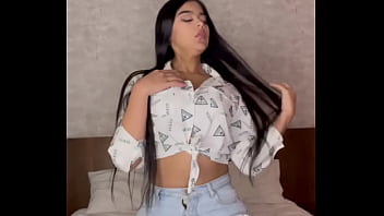 Preview 1 of Di Hutan Sex - Latina with big tits practices her blowjob skills and rides huge dildo - Ivy Flores Leak