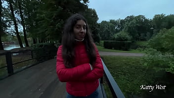 Preview 1 of Desi Women River Bath - Evening walk in the park ended with sex with a stranger in the bushes