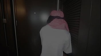 Preview 1 of Hoy Saxsi - Big black cock Arab gets epic deepthroat blowjob from super small jewish slut