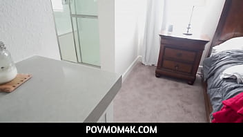 Preview 1 of Miled Figuroga - PovMom4K-I just cant help but fuck my horny stepmom even in my bedroom