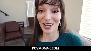 Preview 2 of Creampie Shemales Asshole - PovMom4K-Huge tits MILF Lexi Luna gave her stepson a footjob and her pussy too