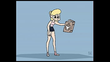 Preview 1 of Desperate Sis - Animated girl wedgies compilation #1