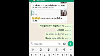 Preview 2 of Aslil Xx1 - Chateando con mi exnovio parte 2