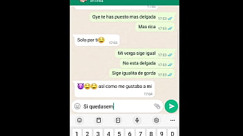 Preview 1 of Aslil Xx1 - Chateando con mi exnovio parte 2