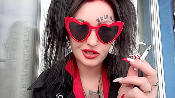 Preview 2 of Salman Wwwxxx - Sexy smoking fetish from Dominatrix Nika.